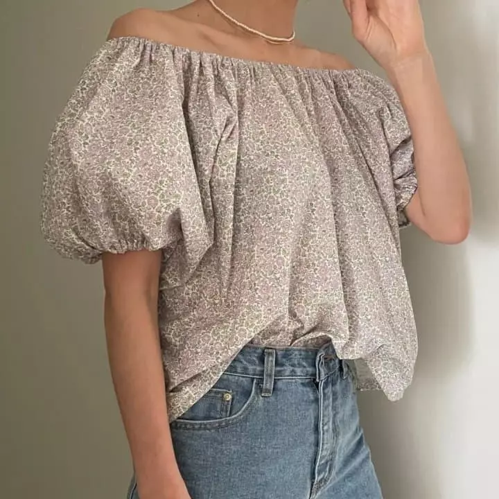 Ripple - Korean Women Fashion - #womensfashion - Free Shoulder Blouse - 6