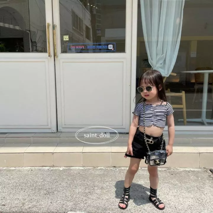 Saint Doll - Korean Children Fashion - #Kfashion4kids - Marine Crop Tee - 5