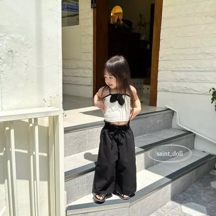 Saint Doll - Korean Children Fashion - #Kfashion4kids - Ribbon String Sleeveless - 3