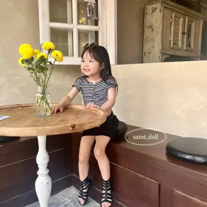 Saint Doll - Korean Children Fashion - #childofig - Marine Crop Tee - 11