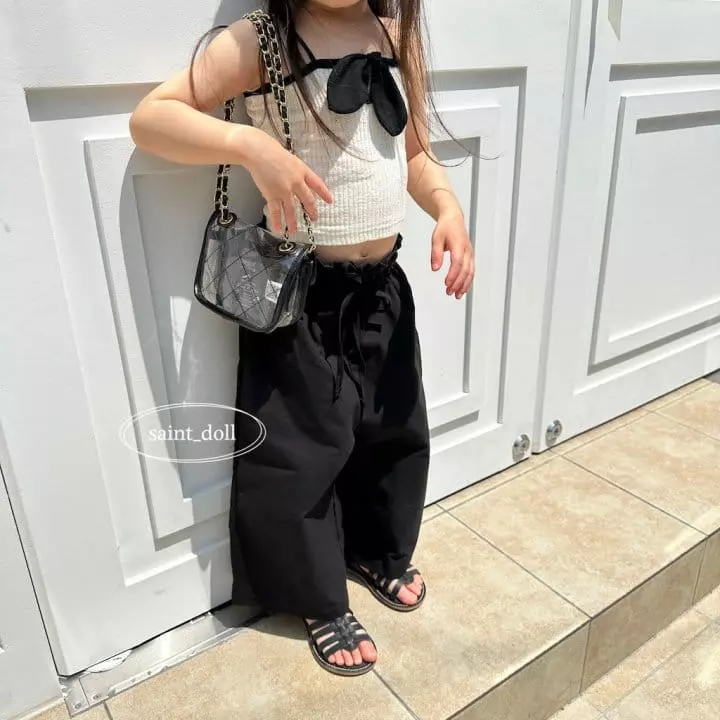 Saint Doll - Korean Children Fashion - #childofig - Ribbon String Sleeveless - 8