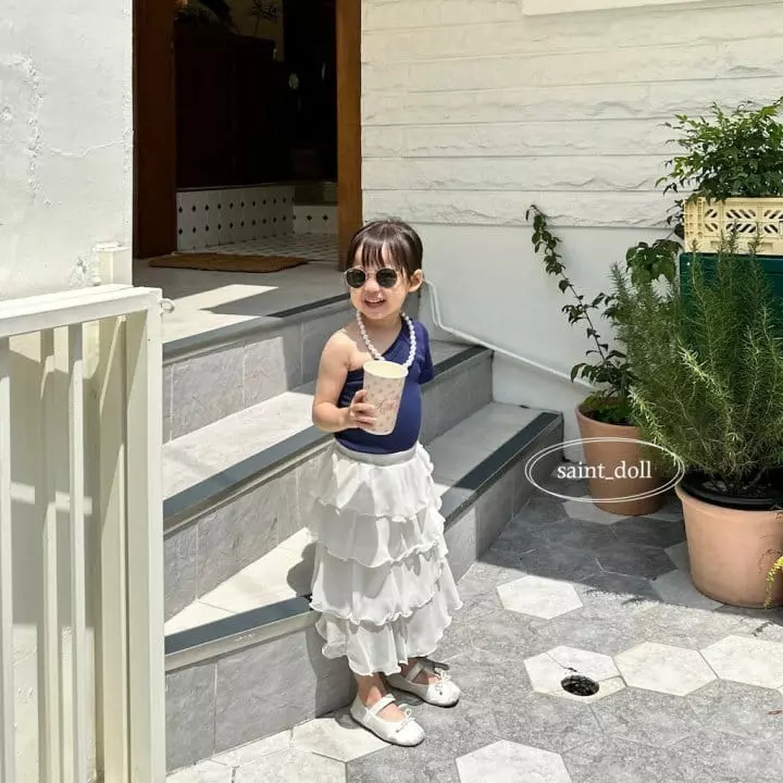Saint Doll - Korean Children Fashion - #childofig - Chiffon Cancan Skirt - 4