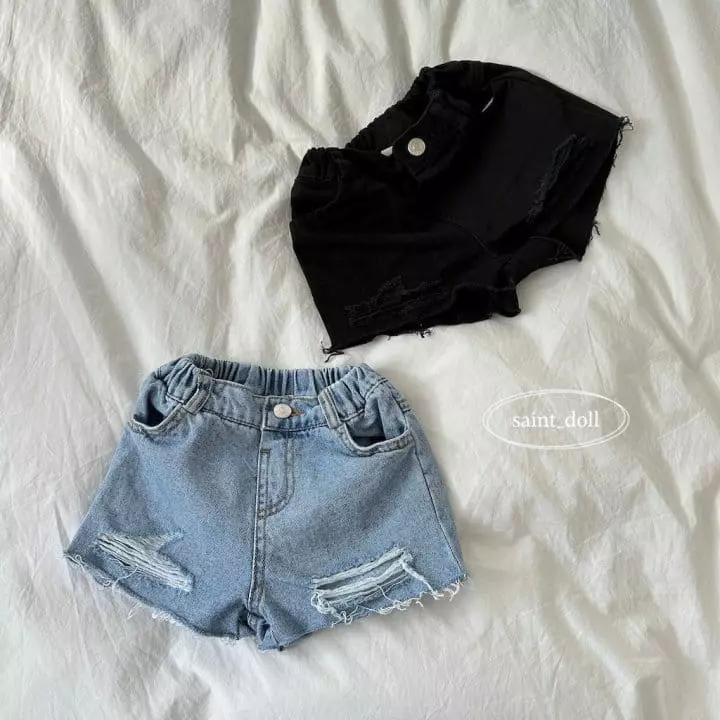 Saint Doll - Korean Children Fashion - #designkidswear - Botton Vintage Shorts