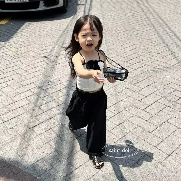 Saint Doll - Korean Children Fashion - #designkidswear - Ribbon String Sleeveless - 11