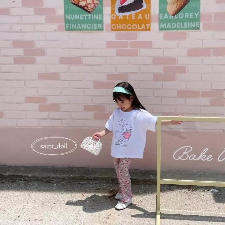 Saint Doll - Korean Children Fashion - #designkidswear - Rabbit Heart Tee with Mom - 8