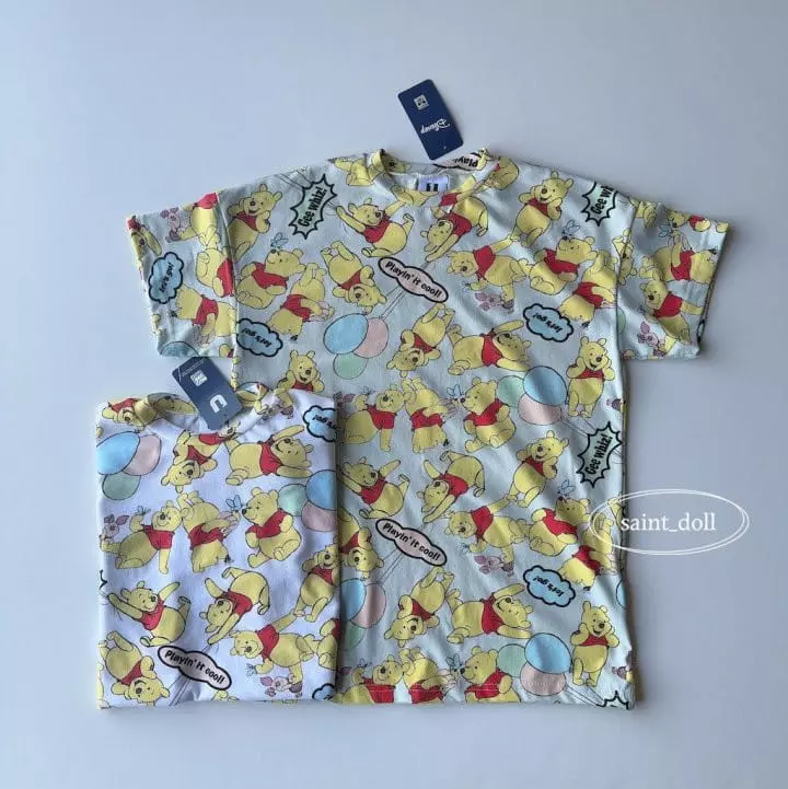 Saint Doll - Korean Children Fashion - #discoveringself - Pooh One-piece wit Mom