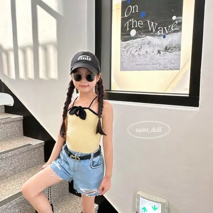 Saint Doll - Korean Children Fashion - #discoveringself - Ribbon String Sleeveless - 12