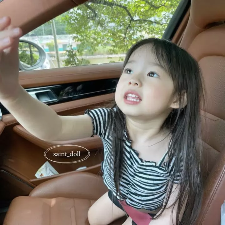 Saint Doll - Korean Children Fashion - #fashionkids - Marine Crop Tee