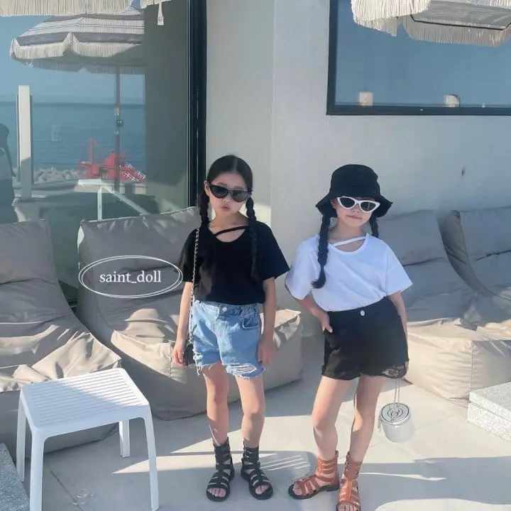 Saint Doll - Korean Children Fashion - #fashionkids - Botton Vintage Shorts - 4