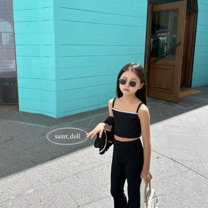 Saint Doll - Korean Children Fashion - #kidsshorts - Lace Sleeveless - 12