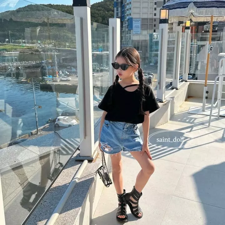 Saint Doll - Korean Children Fashion - #kidzfashiontrend - Botton Vintage Shorts - 6