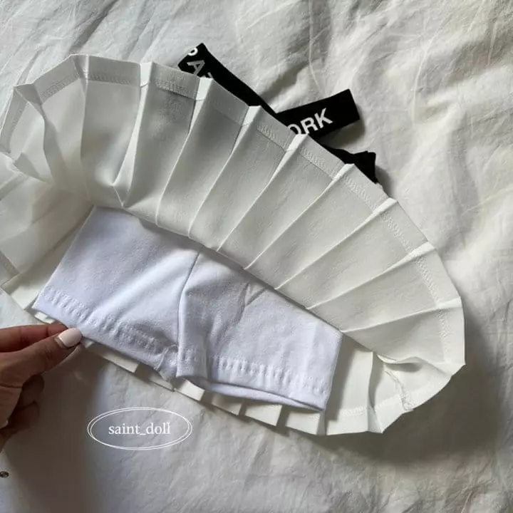 Saint Doll - Korean Children Fashion - #Kfashion4kids - Cross Banding Skirt - 4