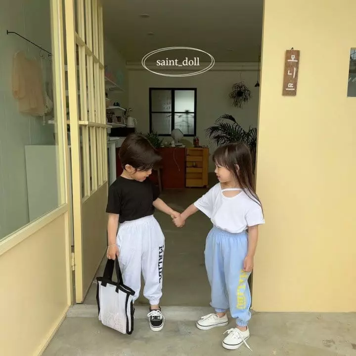 Saint Doll - Korean Children Fashion - #littlefashionista - U Neck Stirng Tee