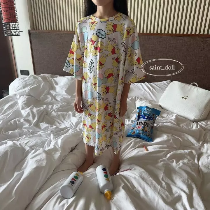 Saint Doll - Korean Children Fashion - #magicofchildhood - Pooh One-piece wit Mom - 8
