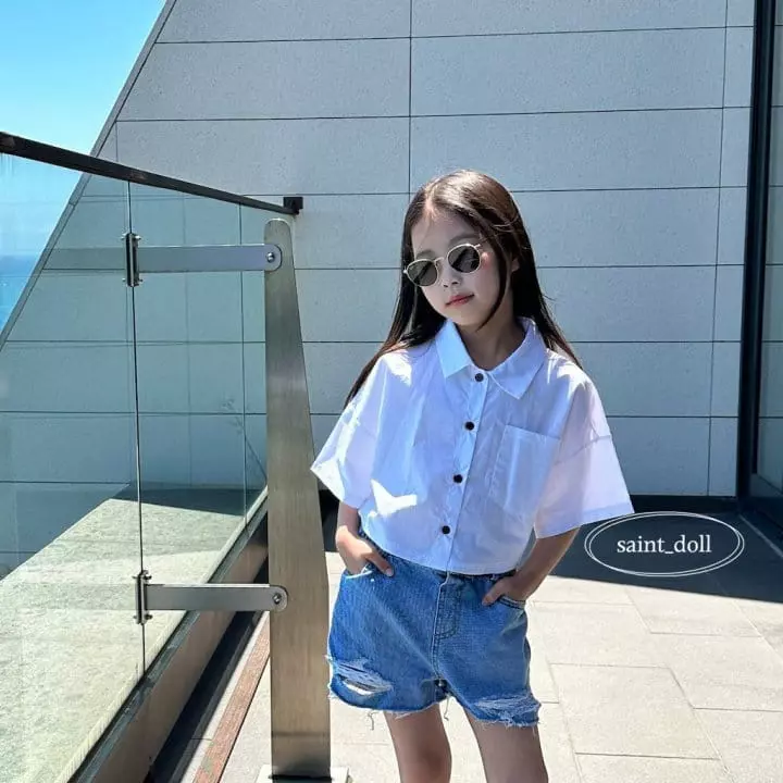 Saint Doll - Korean Children Fashion - #minifashionista - Pocket Shirt - 8
