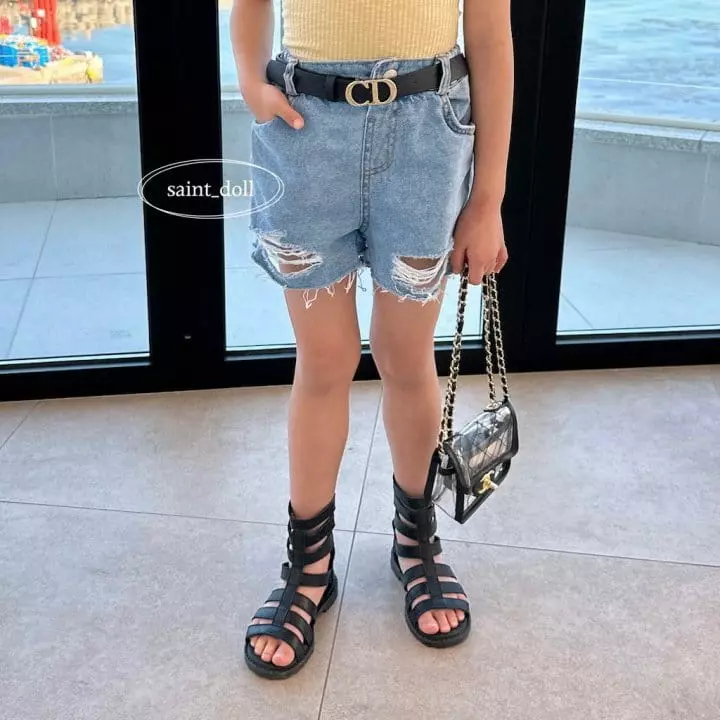 Saint Doll - Korean Children Fashion - #minifashionista - Botton Vintage Shorts - 10