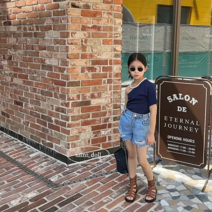 Saint Doll - Korean Children Fashion - #prettylittlegirls - Botton Vintage Shorts - 11