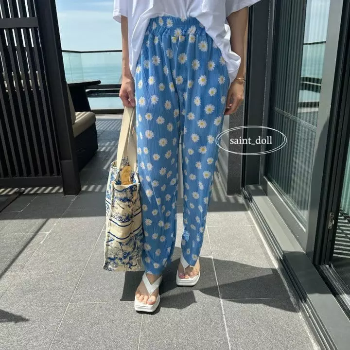 Saint Doll - Korean Children Fashion - #stylishchildhood - Big Flower Pants with Mom - 5