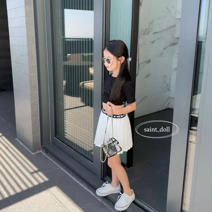 Saint Doll - Korean Children Fashion - #toddlerclothing - Cross Banding Skirt - 9