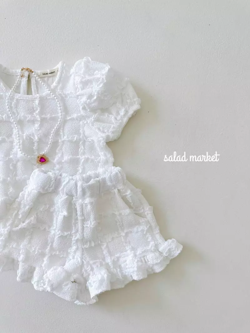 Salad Market - Korean Children Fashion - #childofig - Mayo Top Bottom Set - 2