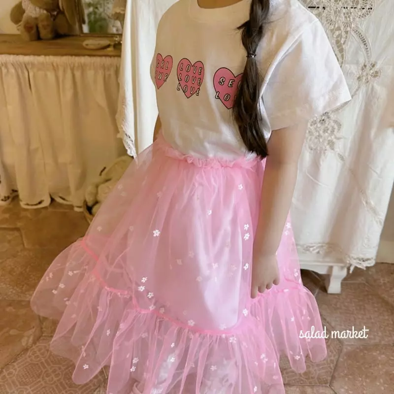 Salad Market - Korean Children Fashion - #childofig - Tutu Lime Skirt - 11