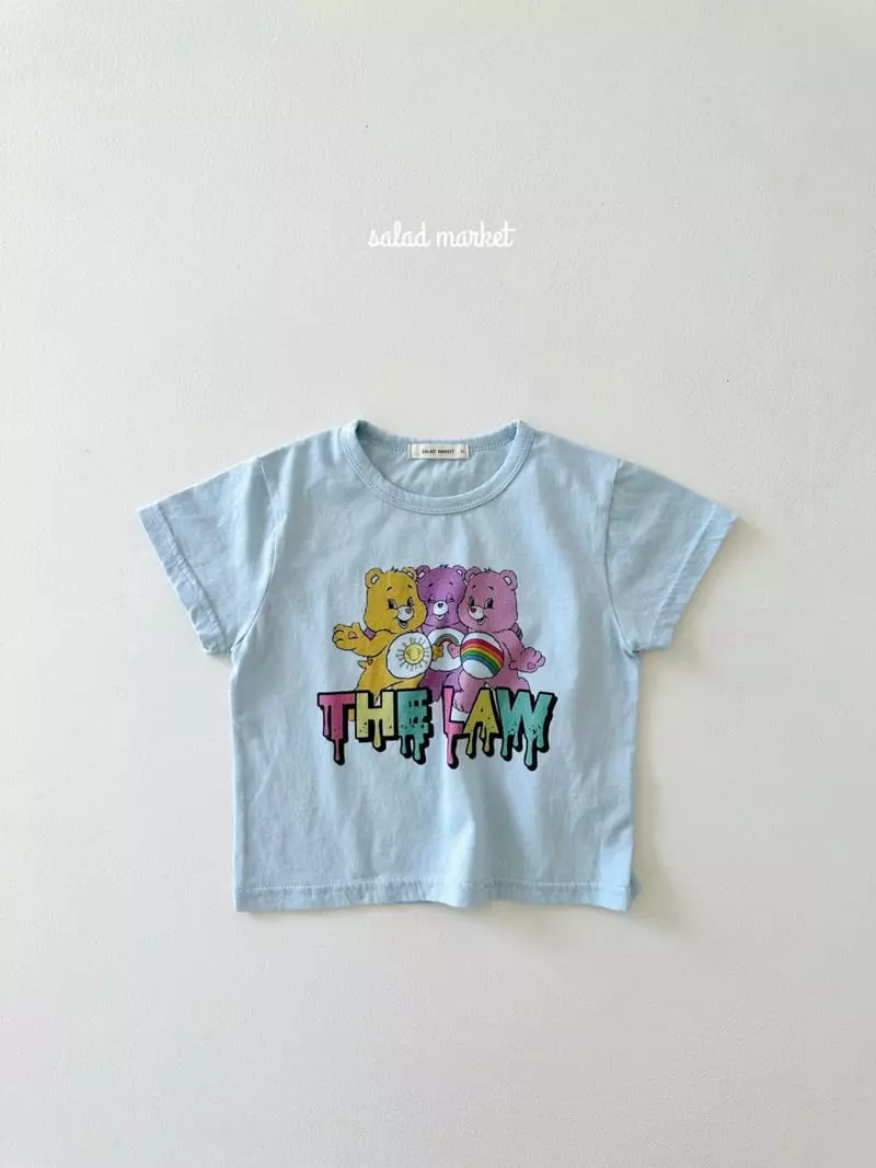 Salad Market - Korean Children Fashion - #childofig - Rainow Bear Tee - 5