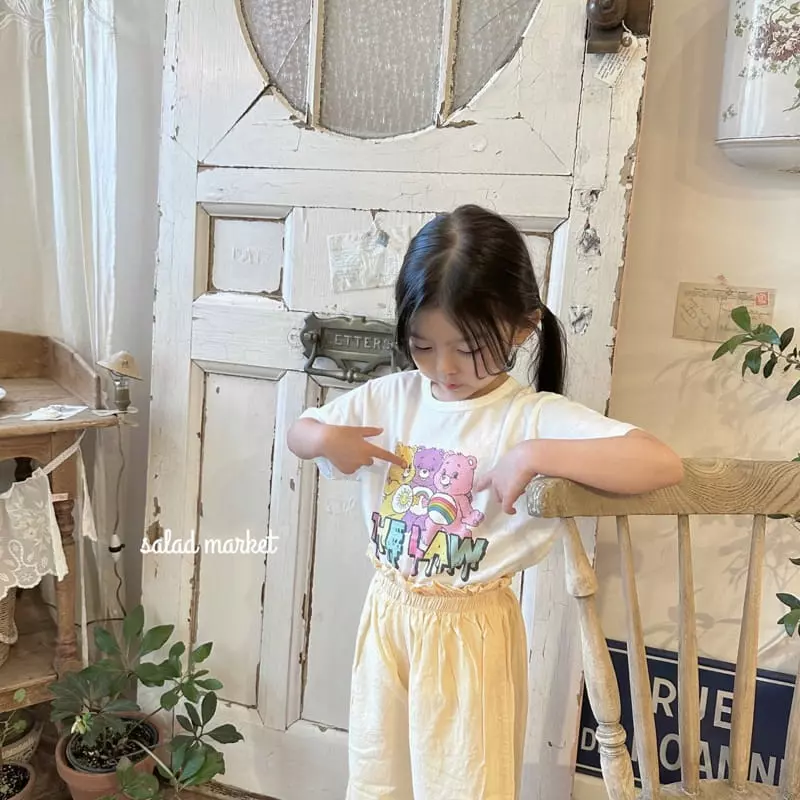 Salad Market - Korean Children Fashion - #childofig - Rainow Bear Tee - 6