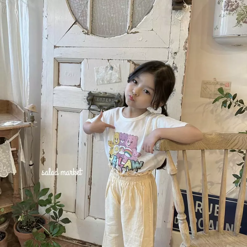 Salad Market - Korean Children Fashion - #childrensboutique - Rainow Bear Tee - 7