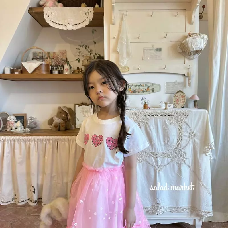 Salad Market - Korean Children Fashion - #childrensboutique - Love Tee - 6