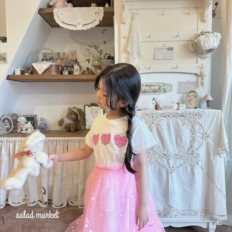 Salad Market - Korean Children Fashion - #designkidswear - Love Tee - 7