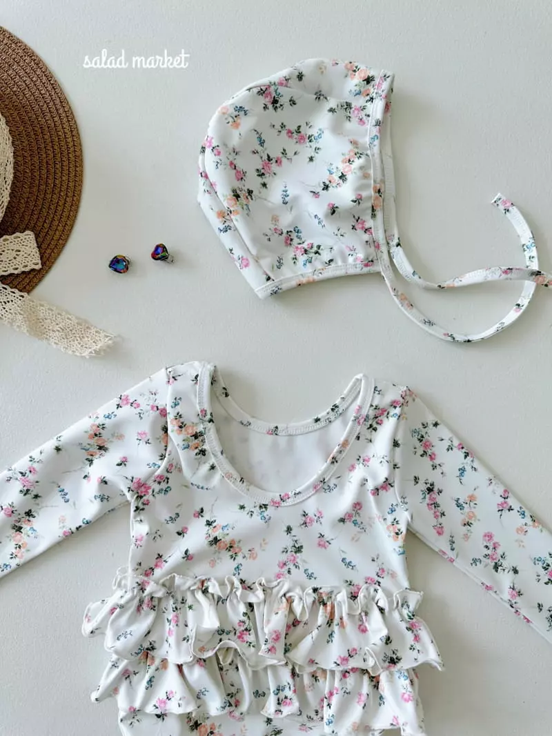 Salad Market - Korean Children Fashion - #designkidswear - Magaret Rashguard - 3