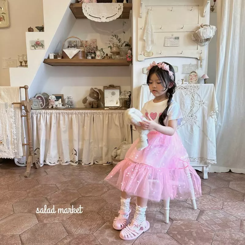 Salad Market - Korean Children Fashion - #discoveringself - Love Tee - 8
