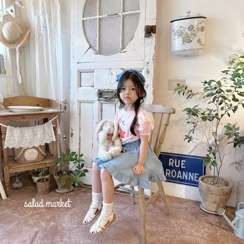 Salad Market - Korean Children Fashion - #kidsshorts - Coco Tee - 12