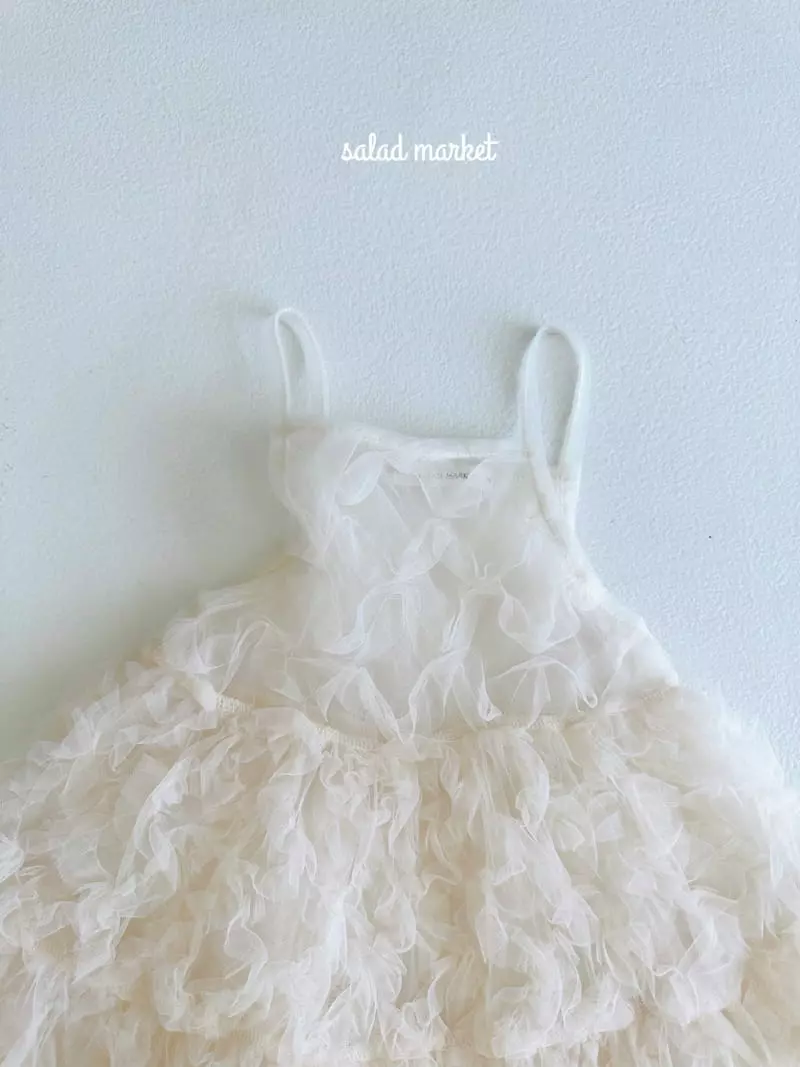 Salad Market - Korean Children Fashion - #kidsstore - Pudding Layered One-piece