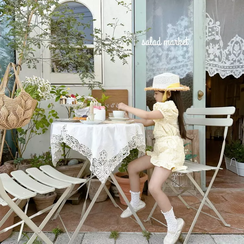 Salad Market - Korean Children Fashion - #kidzfashiontrend - Mayo Top Bottom Set - 9
