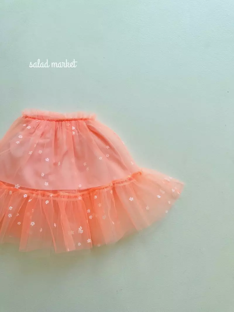 Salad Market - Korean Children Fashion - #kidzfashiontrend - Tutu Lime Skirt - 5