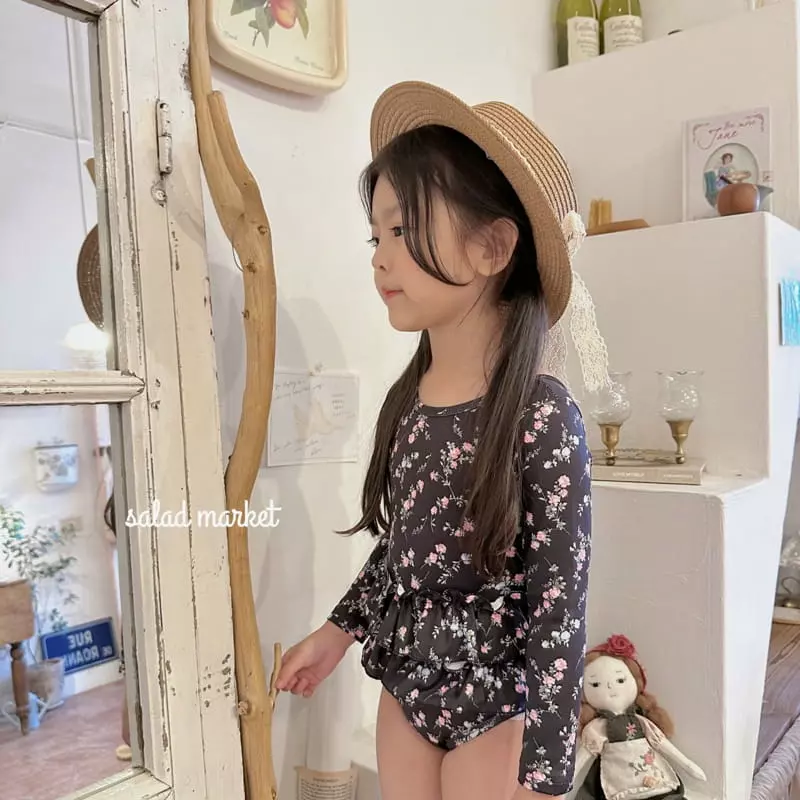 Salad Market - Korean Children Fashion - #kidzfashiontrend - Magaret Rashguard - 8