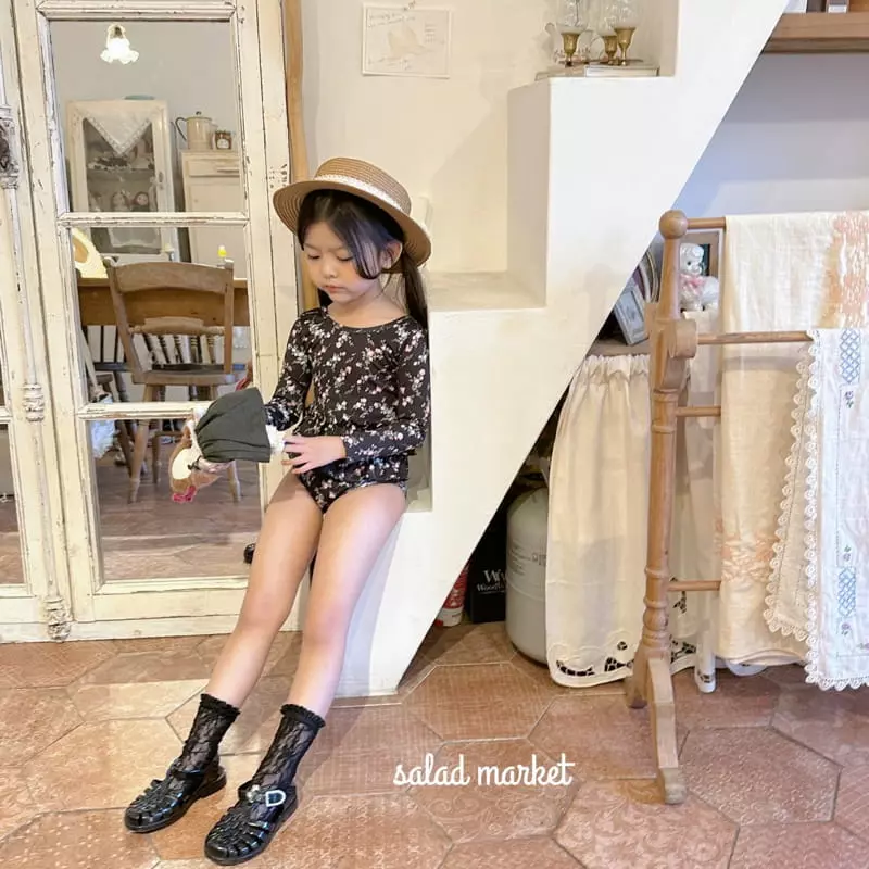 Salad Market - Korean Children Fashion - #littlefashionista - Magaret Rashguard - 10