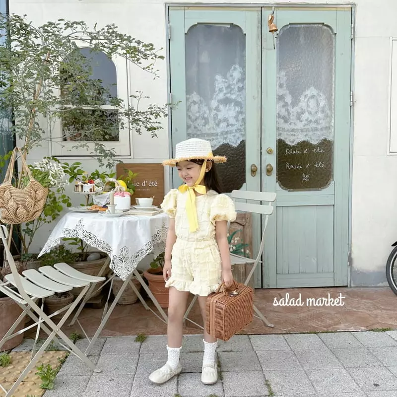 Salad Market - Korean Children Fashion - #magicofchildhood - Mayo Top Bottom Set - 12
