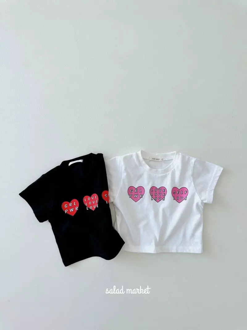 Salad Market - Korean Children Fashion - #magicofchildhood - Love Tee