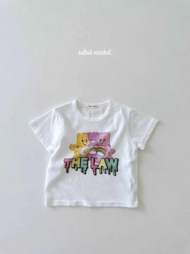 Salad Market - Korean Children Fashion - #minifashionista - Rainow Bear Tee - 4