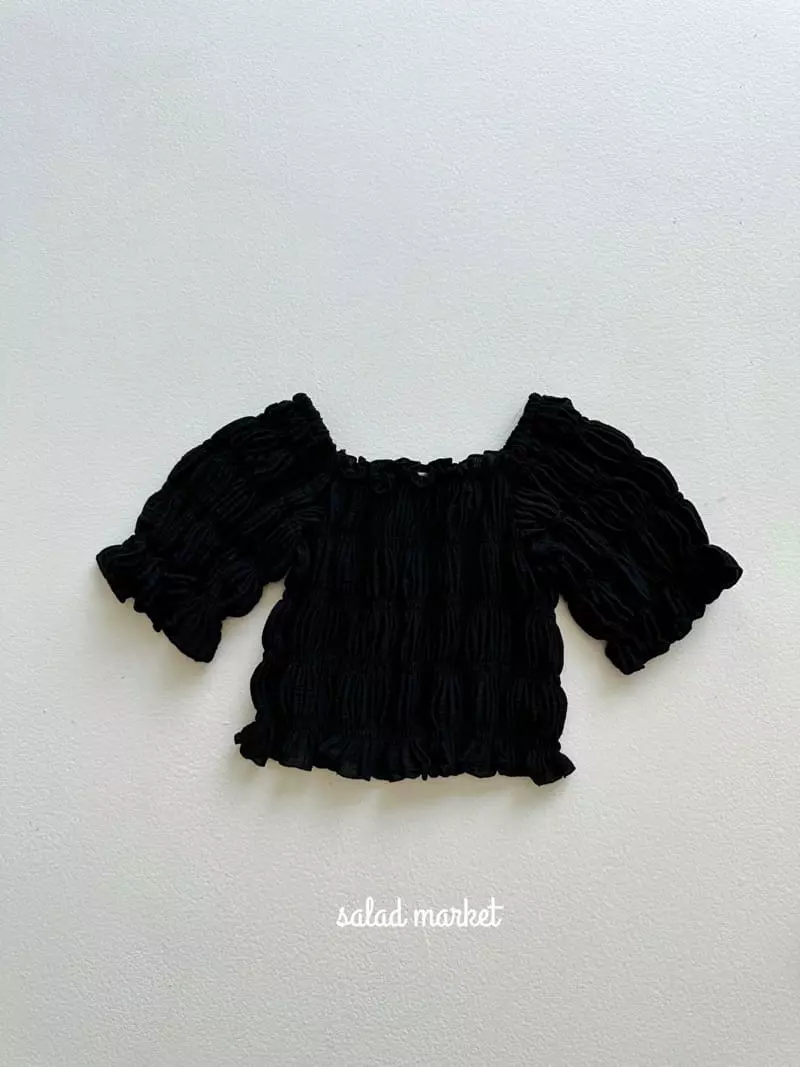 Salad Market - Korean Children Fashion - #prettylittlegirls - Smooth Smocked Blouse