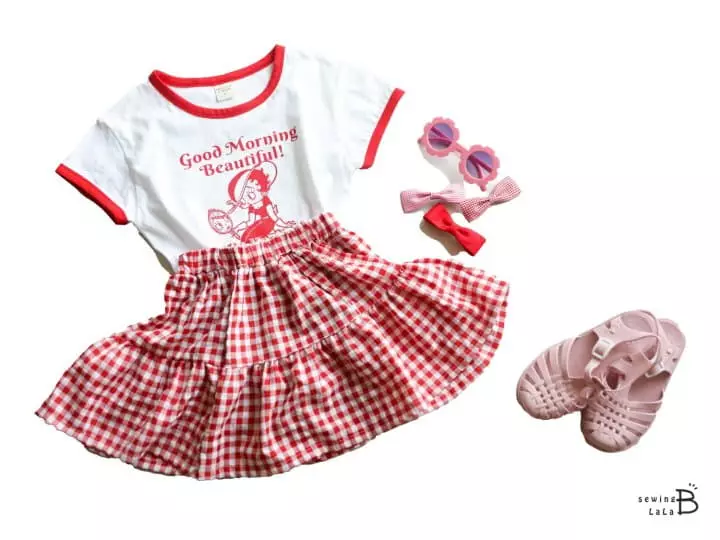 Sewing-B - Korean Children Fashion - #Kfashion4kids - Good Morning Tee - 12