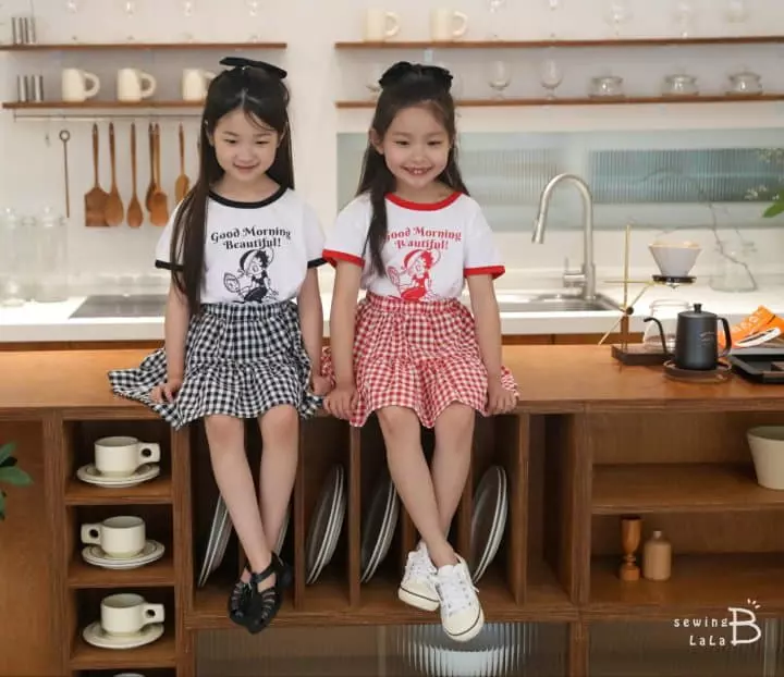 Sewing-B - Korean Children Fashion - #stylishchildhood - Good Morning Tee - 4