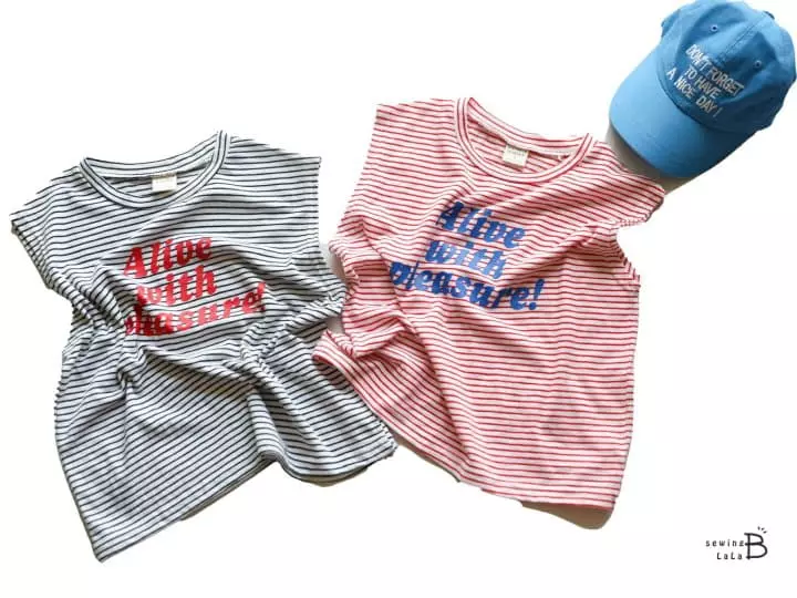 Sewing-B - Korean Children Fashion - #childrensboutique - Live Stripes Sleeveless - 7