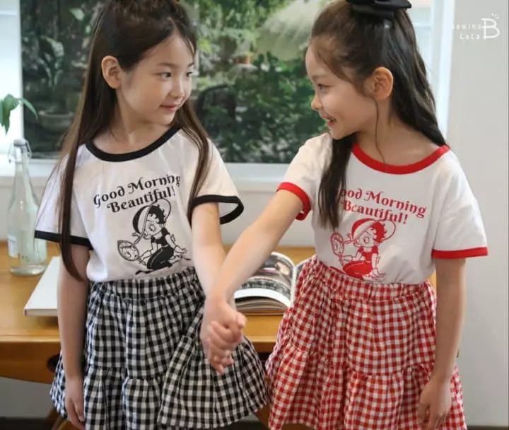 Sewing-B - Korean Children Fashion - #designkidswear - Good Morning Tee - 6