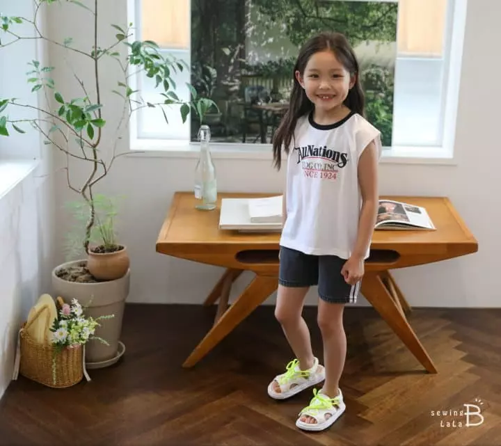 Sewing-B - Korean Children Fashion - #minifashionista - Nation Sleeveless - 4