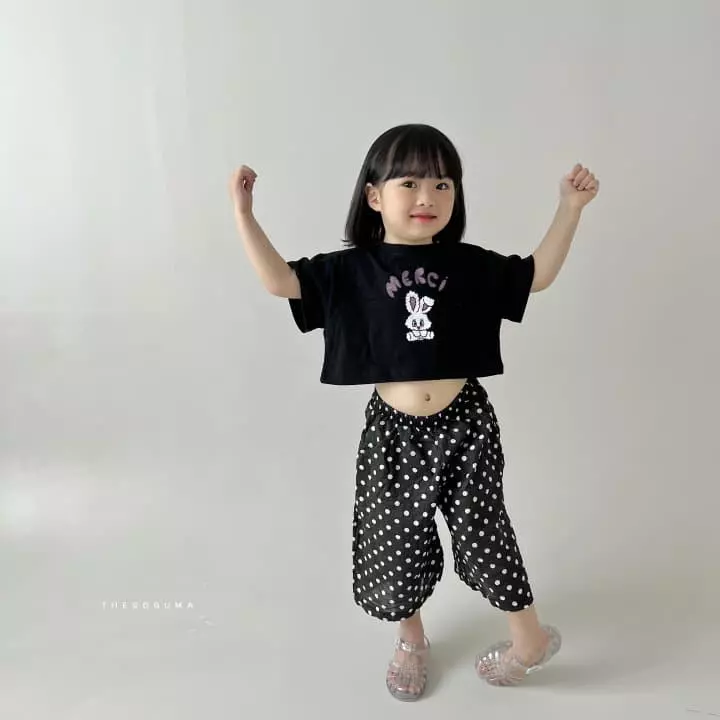 Shinseage Kids - Korean Children Fashion - #designkidswear - Merci Crop Tee - 9