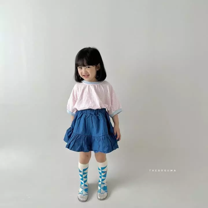 Shinseage Kids - Korean Children Fashion - #stylishchildhood - Denim Skirt - 2