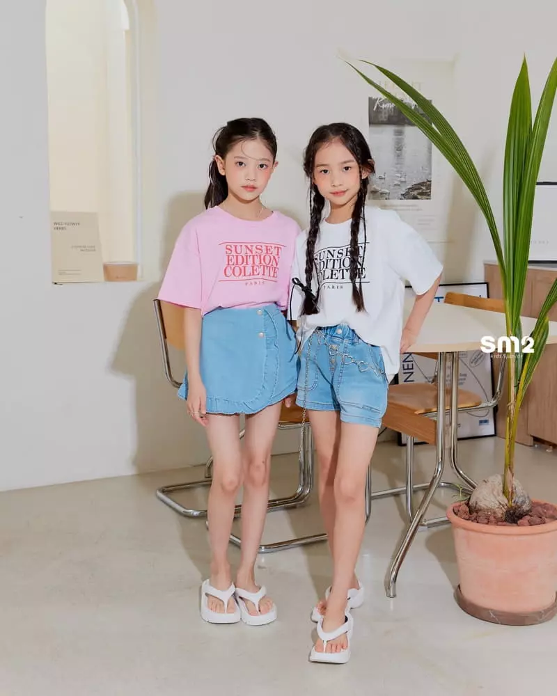 Sm2 - Korean Junior Fashion - #discoveringself - Paris Sunset Tee - 2